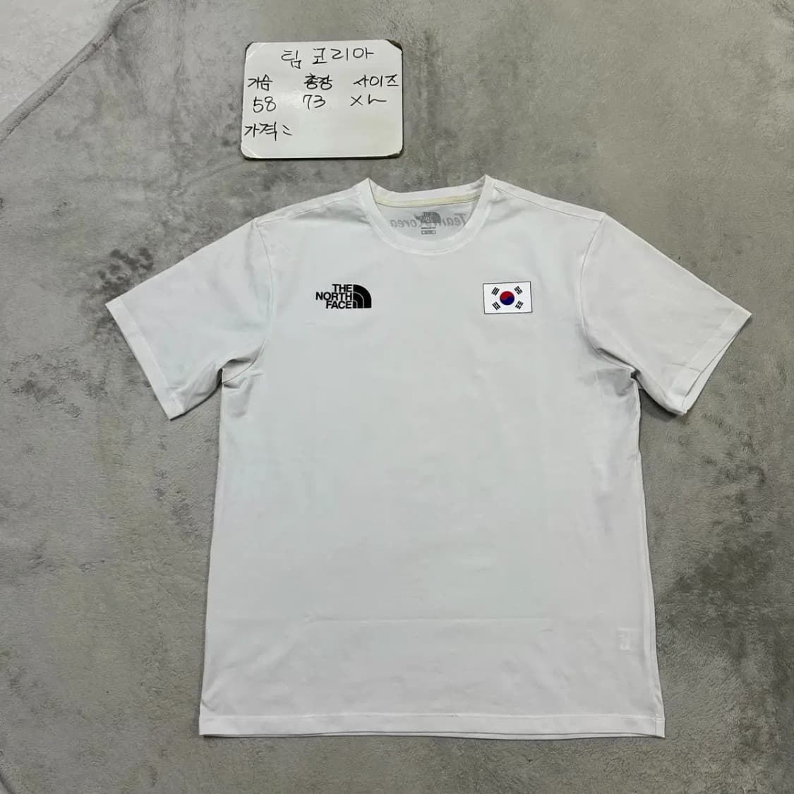 (새상품 급) 노스페이스 팀코리아 반팔 XL 상품이미지1