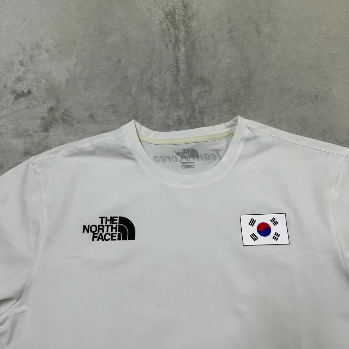 (새상품 급) 노스페이스 팀코리아 반팔 XL 상품이미지3