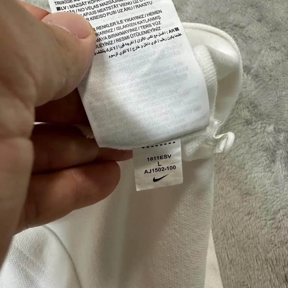 나이키 스우시 반팔 카라티 L 상품이미지4