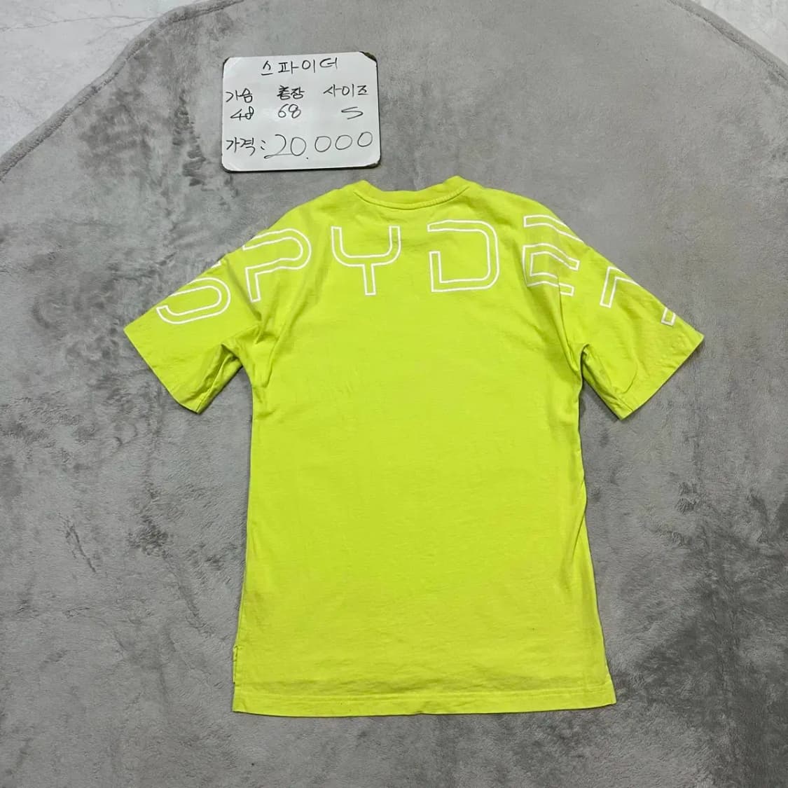 스파이더 라운드 반팔 S 상품이미지1