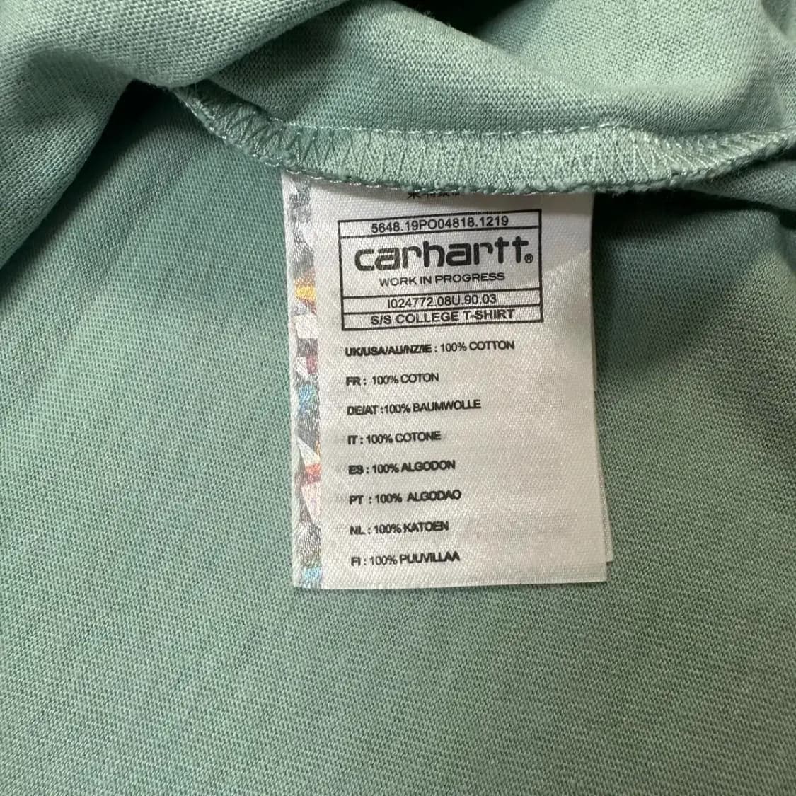 칼하트 라운드 반팔 L 상품이미지5