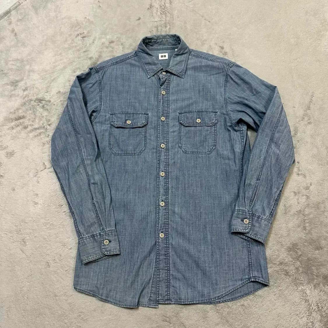 유니클로 데님 남방 M 상품이미지2