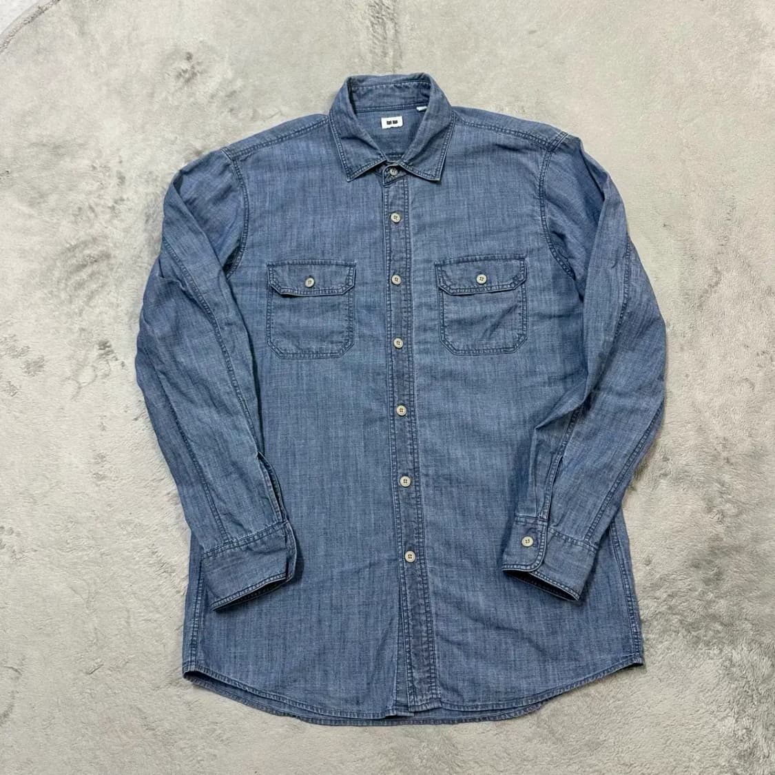 유니클로 데님 남방 L 상품이미지2