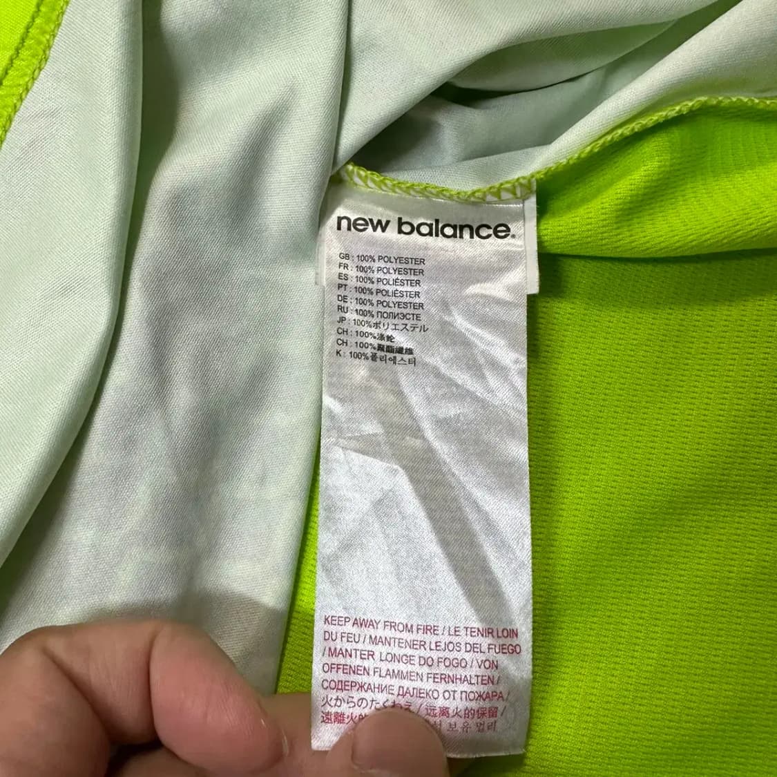 뉴발란스 기능성 반팔 L 상품이미지5