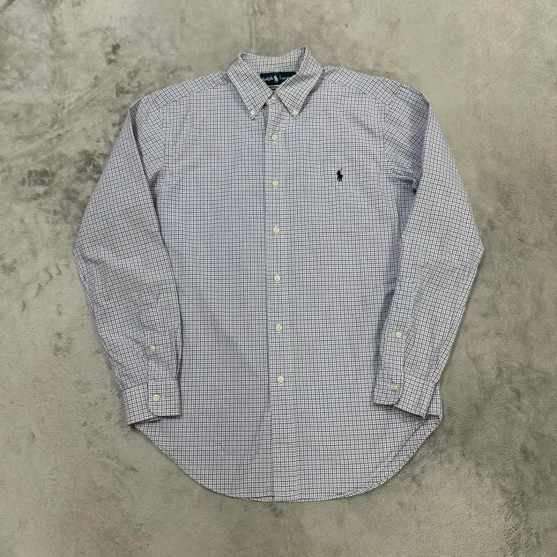 폴로 체크 남방 S 상품이미지2