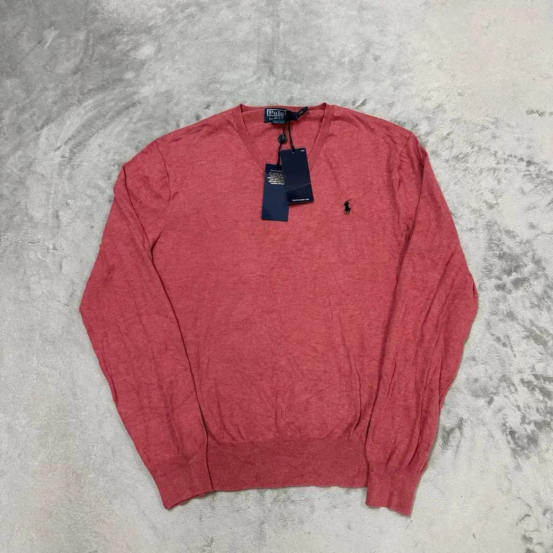 (새상품) 폴로 V넥 니트 S 상품이미지2