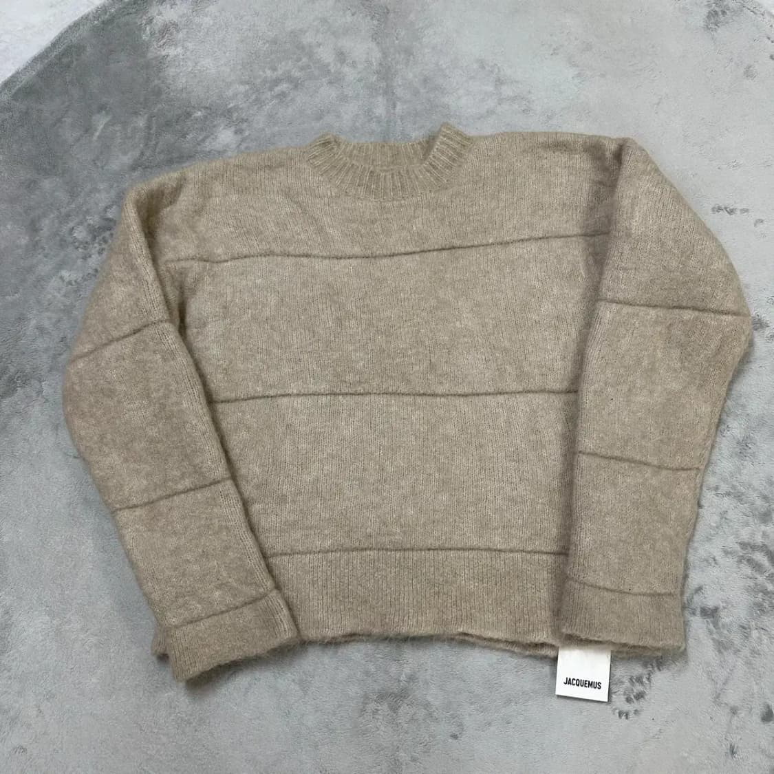 (새상품) 자크뮈스 모헤어 니트 L (카멜) 상품이미지2