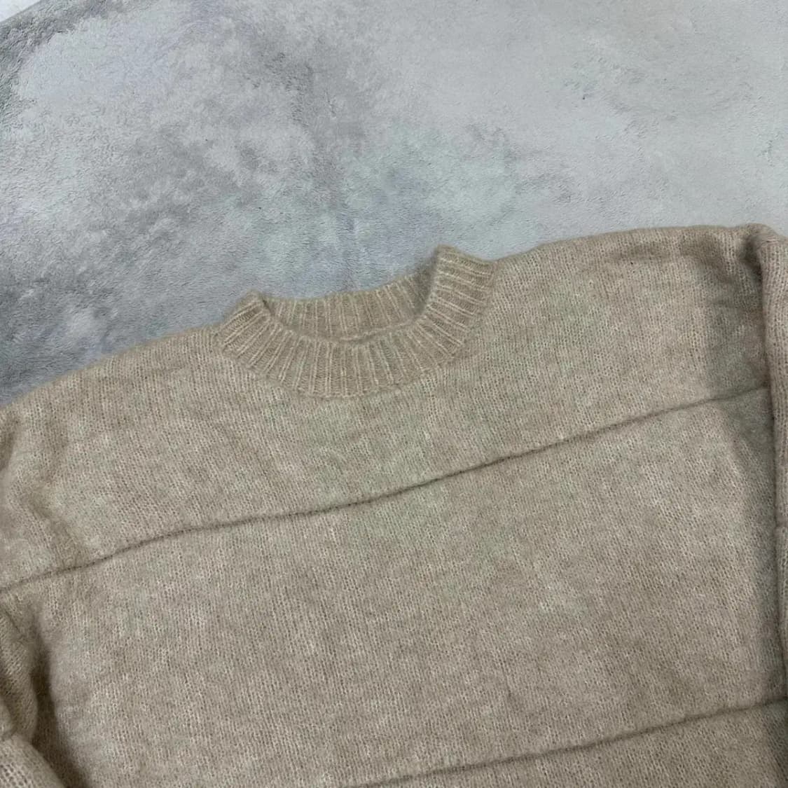 (새상품) 자크뮈스 모헤어 니트 L (카멜) 상품이미지3