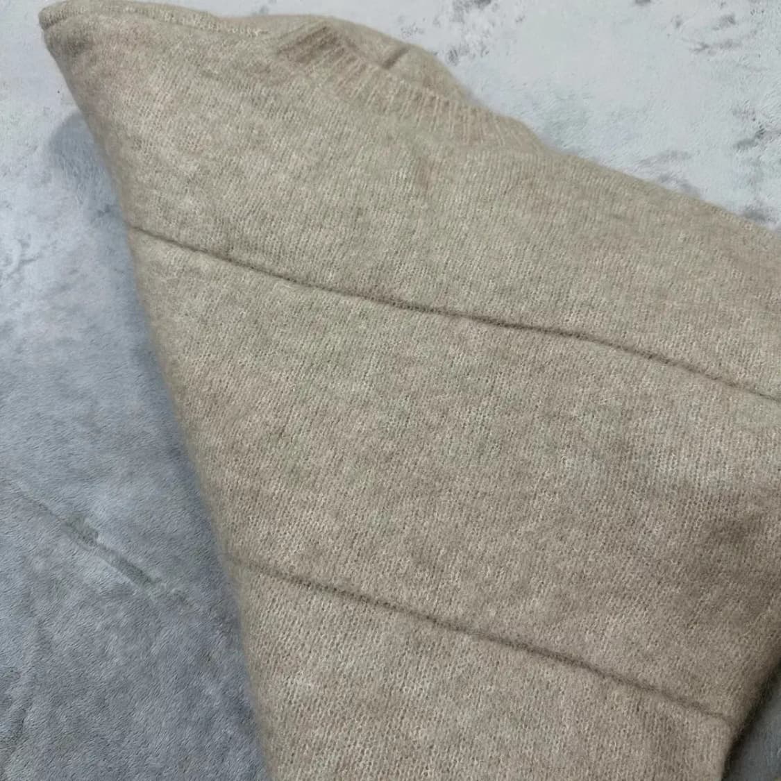 (새상품) 자크뮈스 모헤어 니트 L (카멜) 상품이미지4