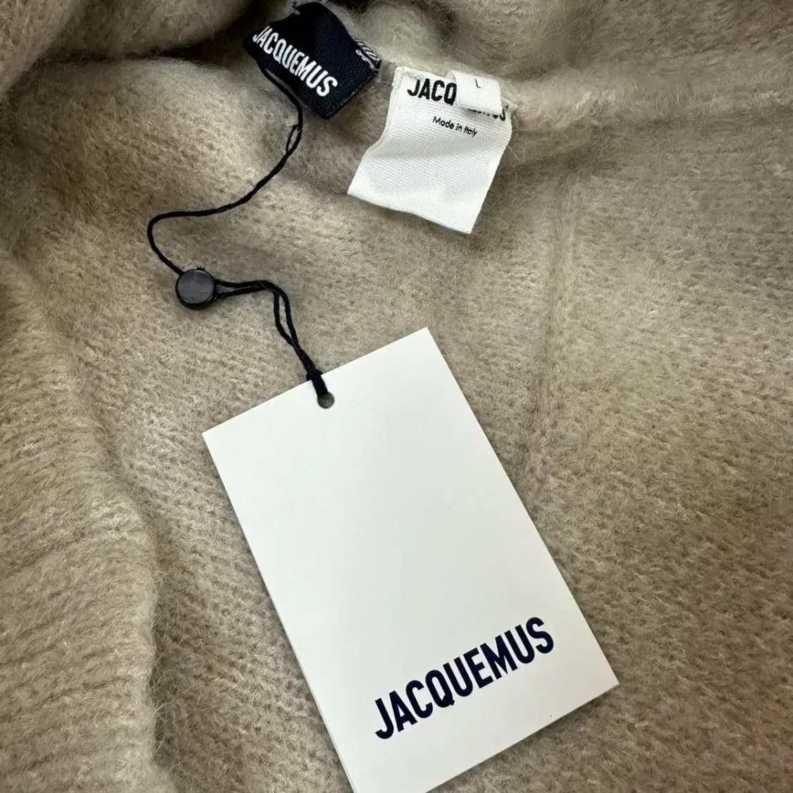 (새상품) 자크뮈스 모헤어 니트 L (카멜) 상품이미지6