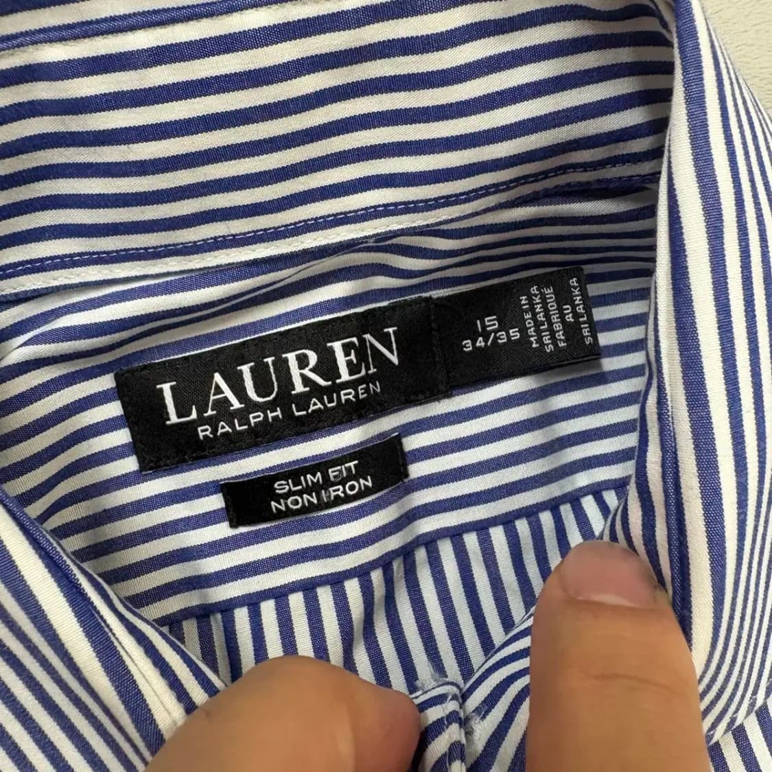폴로 랄프로렌 블랙라벨 스트라이프 남방 약100 상품이미지4