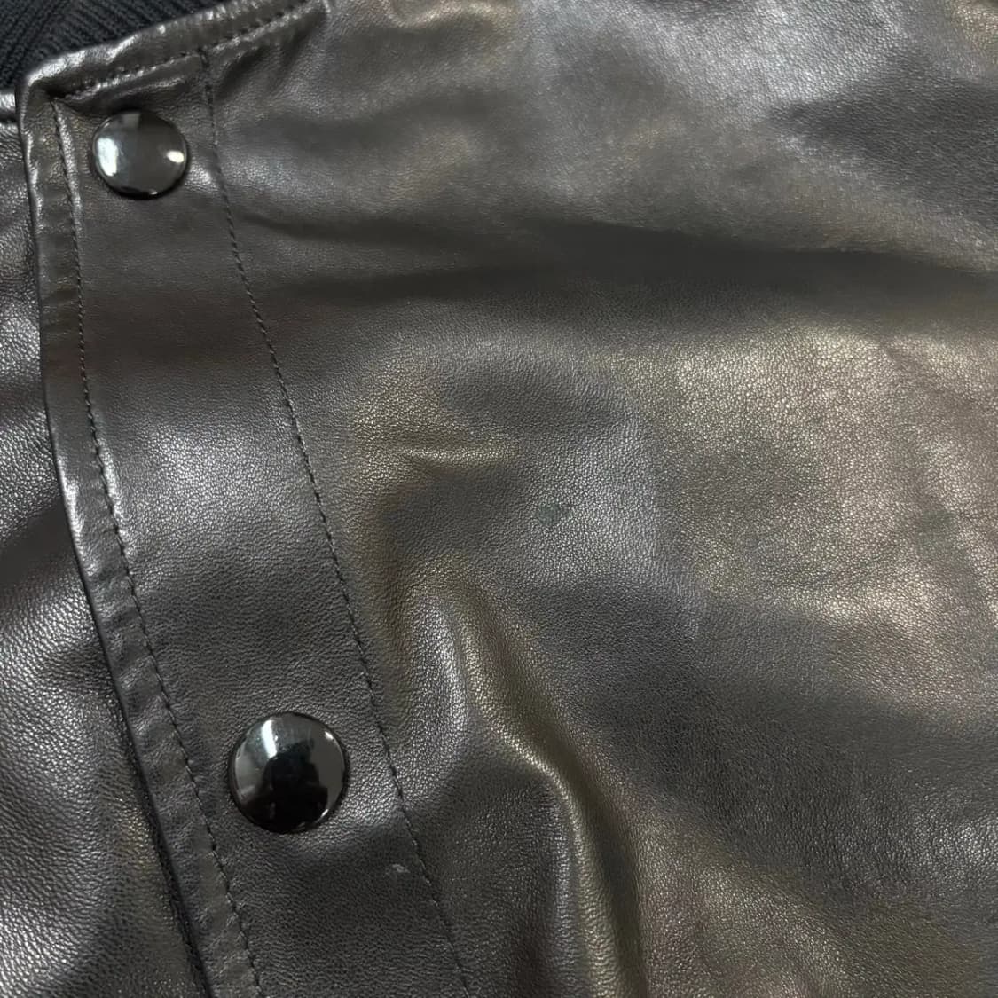 (한글택) 골든구스 100%양가죽 봄버 자켓 M 상품이미지4