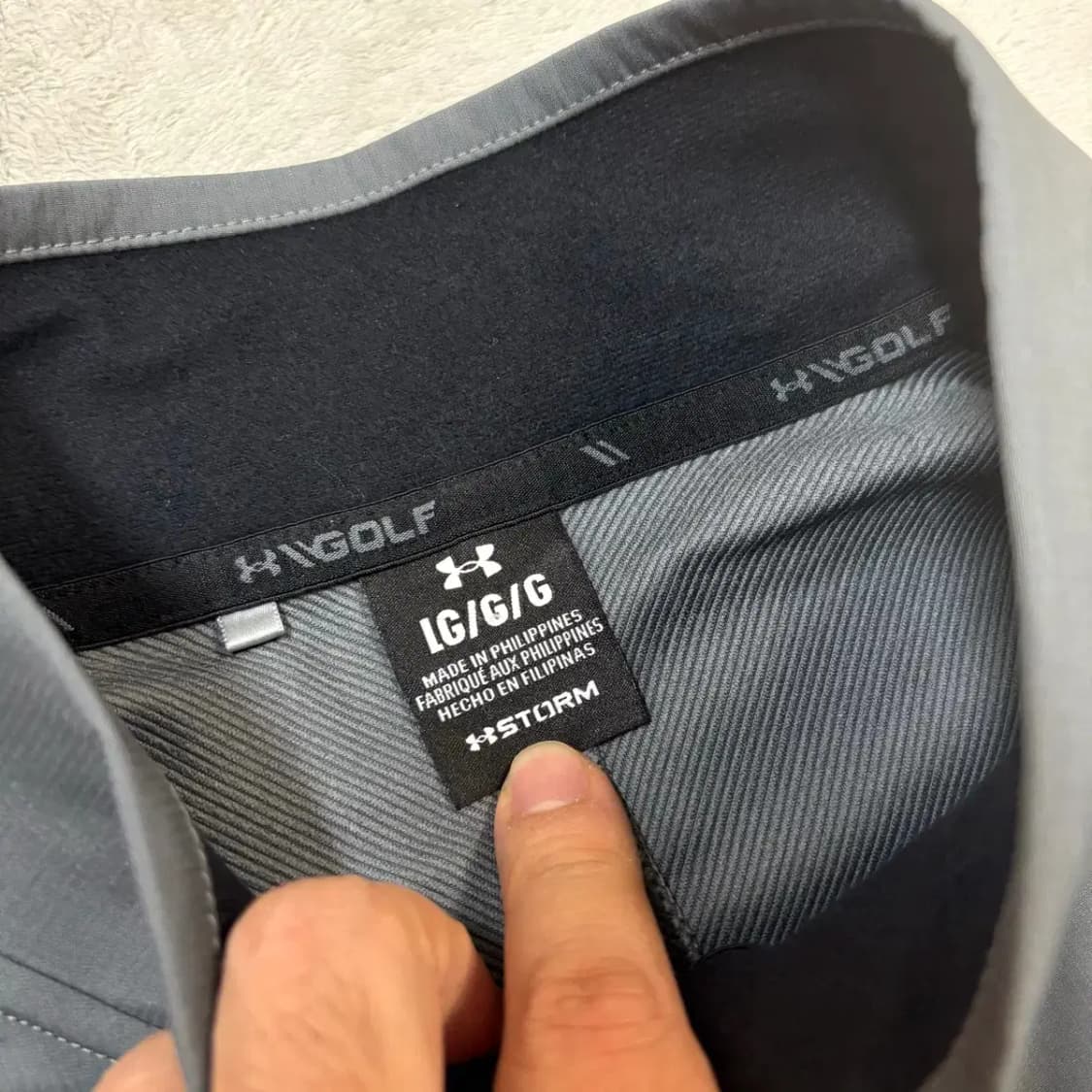 언더아머 트레이닝 집업 L 상품이미지4