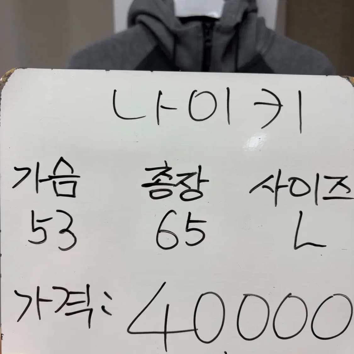 나이키 테크플리스 트레이닝 후드집업 L 상품이미지2