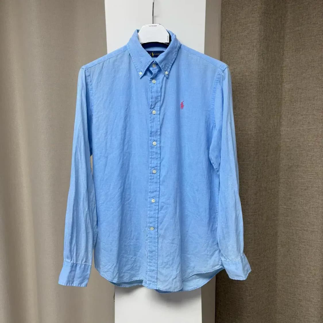 폴로 최신라벨 린넨 남방 M 상품이미지1