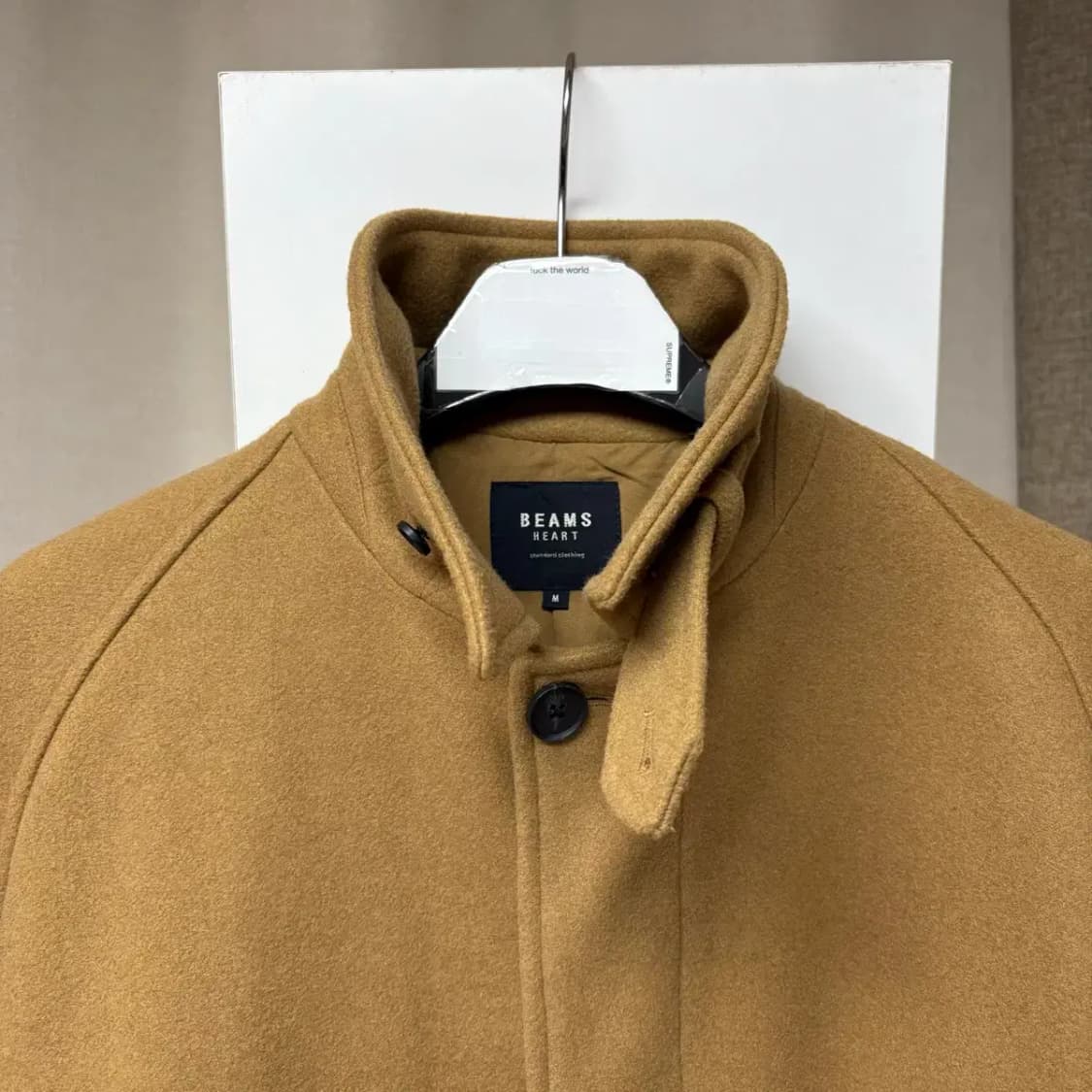 BEAMS 빔즈 오버핏 롱코트 M 상품이미지4