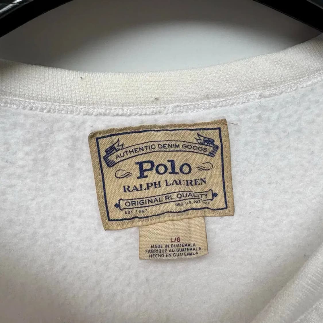 폴로 라운드 맨투맨 L 상품이미지4