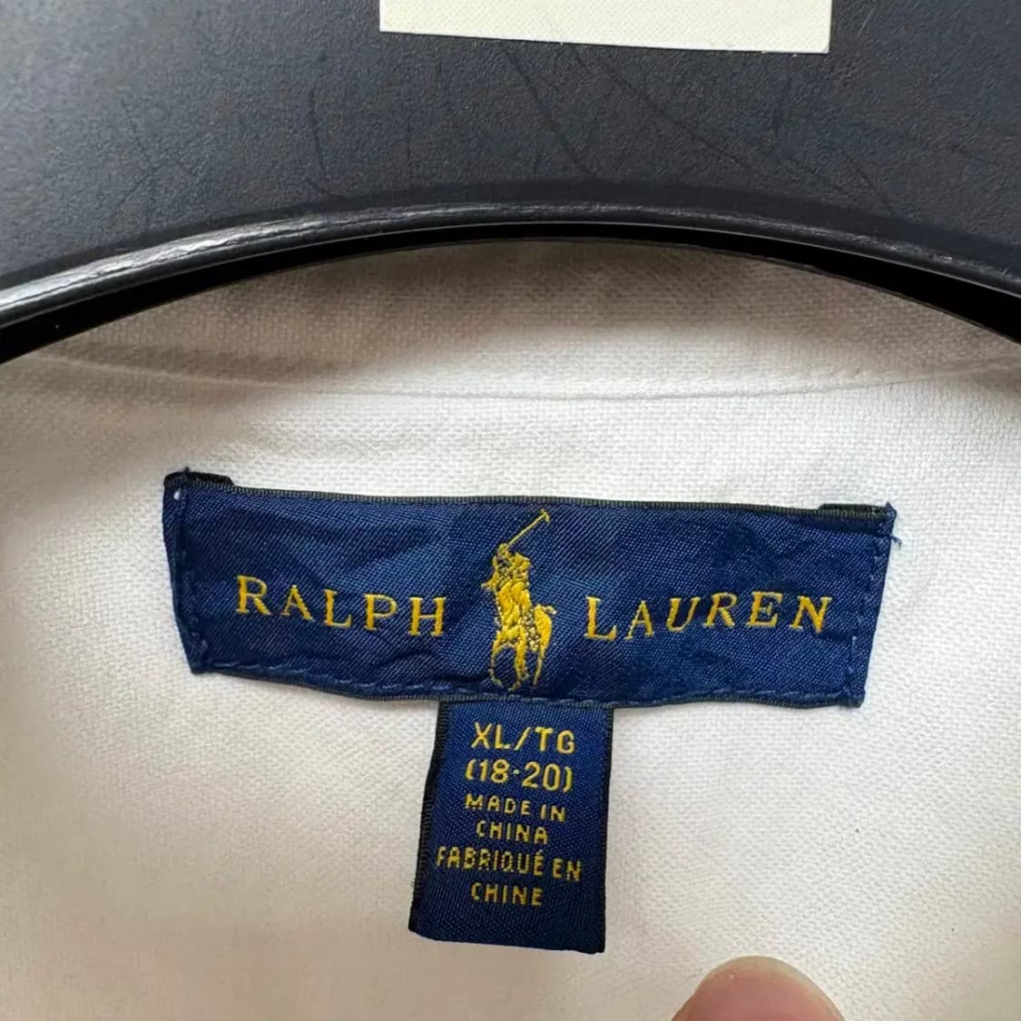 폴로 최신라벨 베어 옥스포드 남방 보이즈XL 상품이미지5