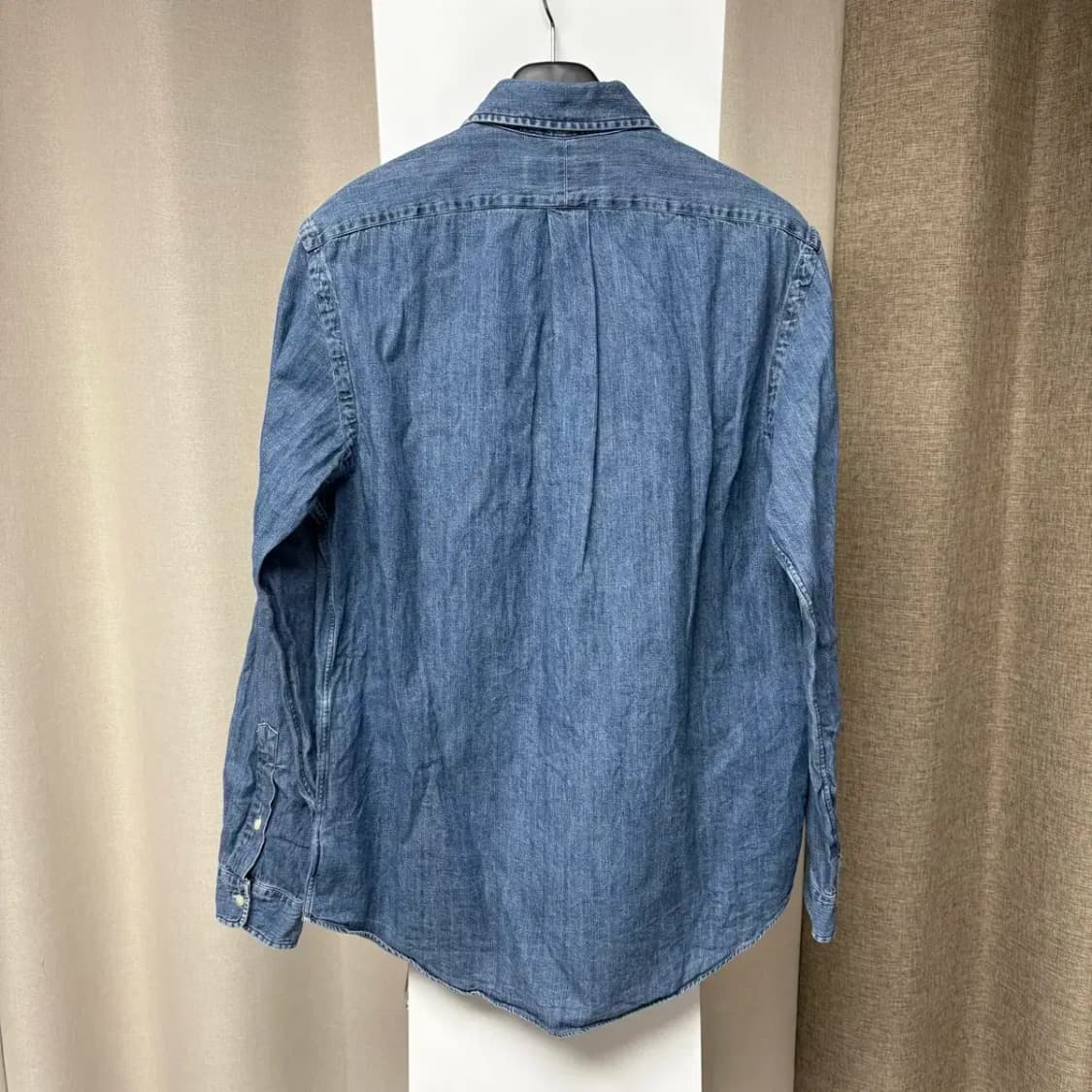 폴로 최신라벨 데님 남방 M 상품이미지5