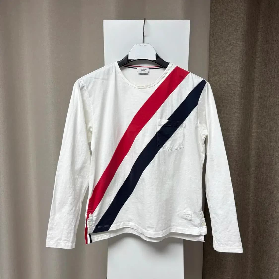 톰브라운 사선 롱슬리브 긴팔 2사이즈 상품이미지1