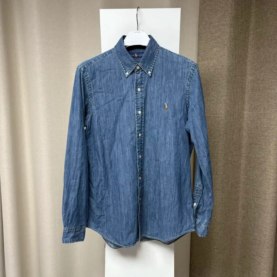 폴로 최신라벨 데님 남방 M 상품이미지1
