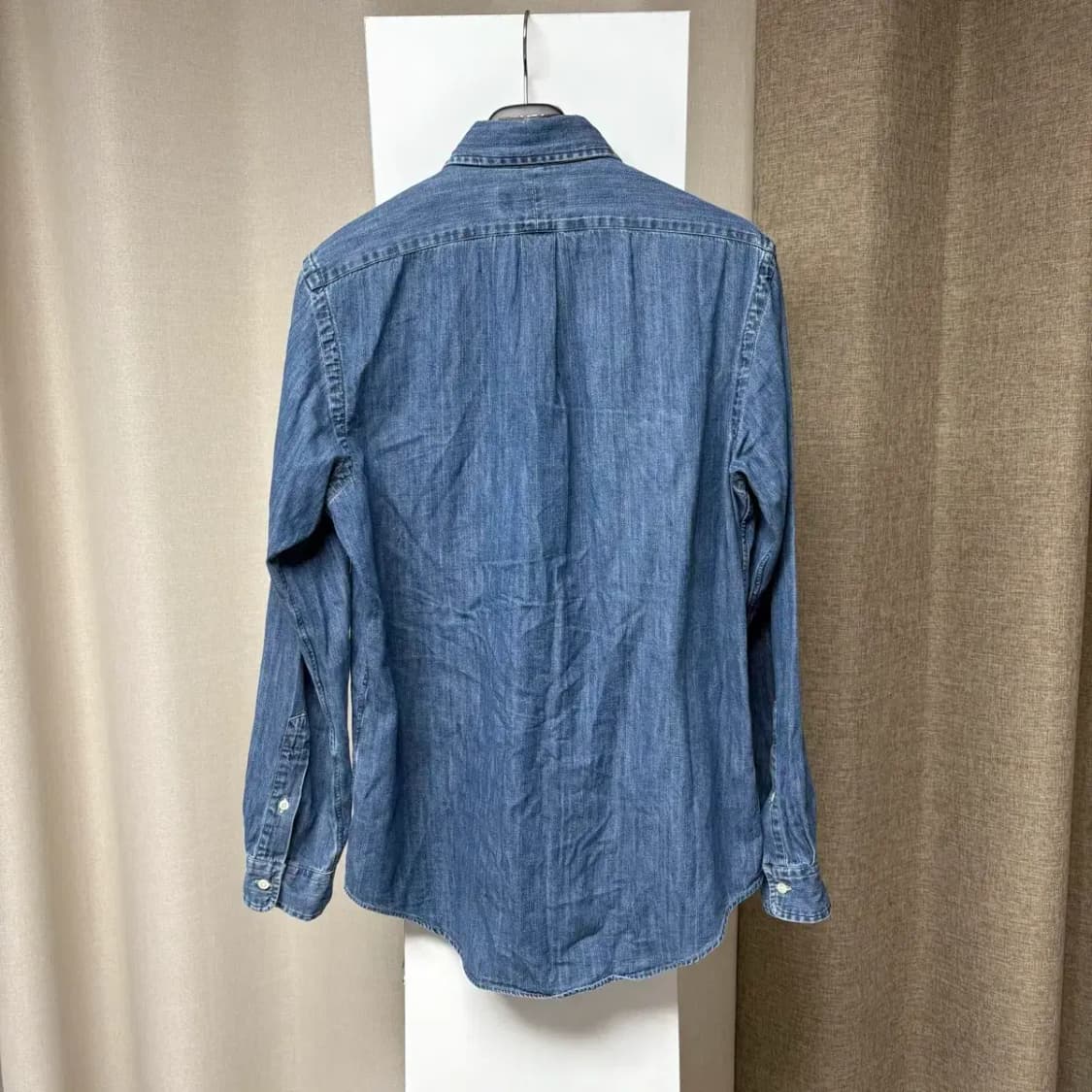 폴로 최신라벨 데님 남방 M 상품이미지4