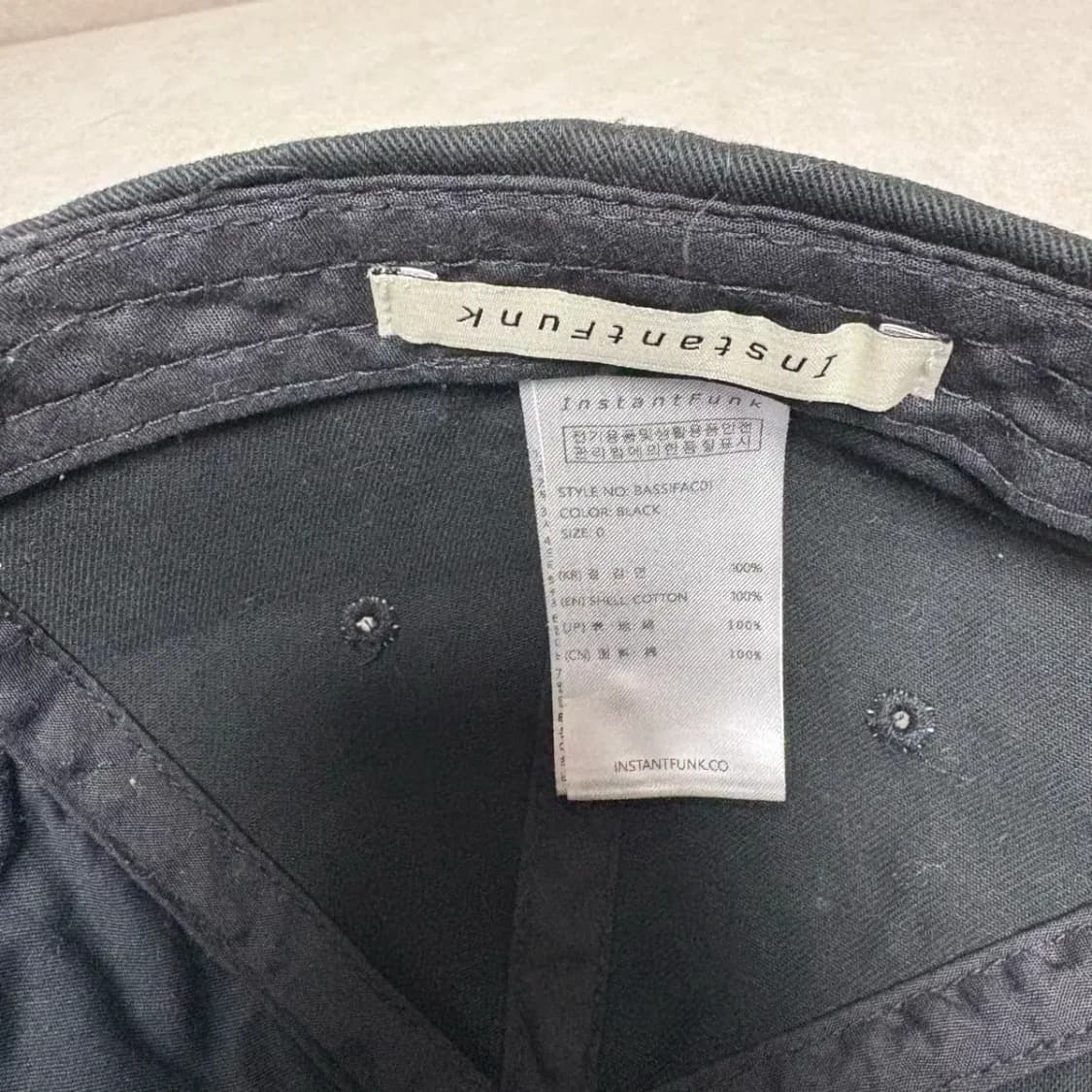 인스턴트펑크 볼캡 모자 상품이미지3