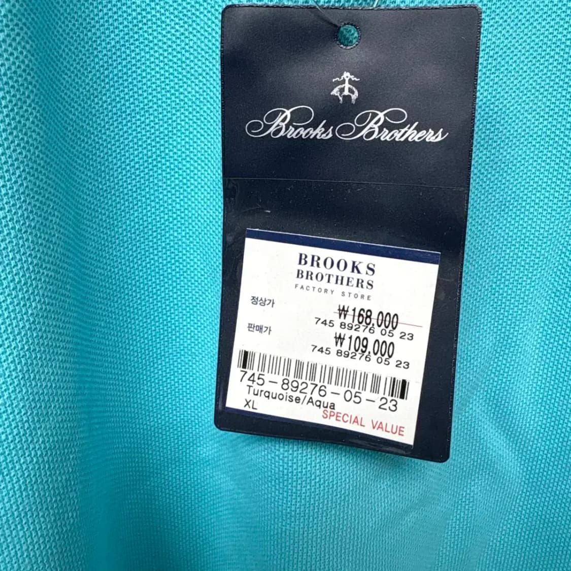 (새상품) 브룩스브라더스 반팔 카라티 XL 상품이미지5