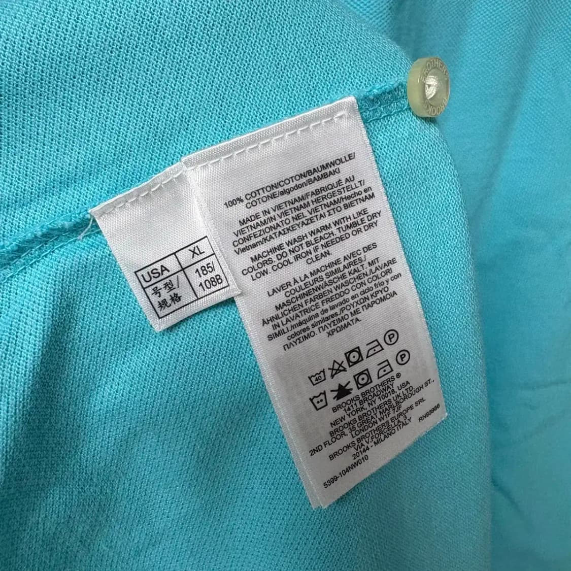 (새상품) 브룩스브라더스 반팔 카라티 XL 상품이미지7