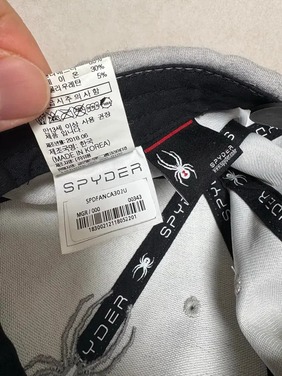 스파이더 볼캡 모자 상품이미지6