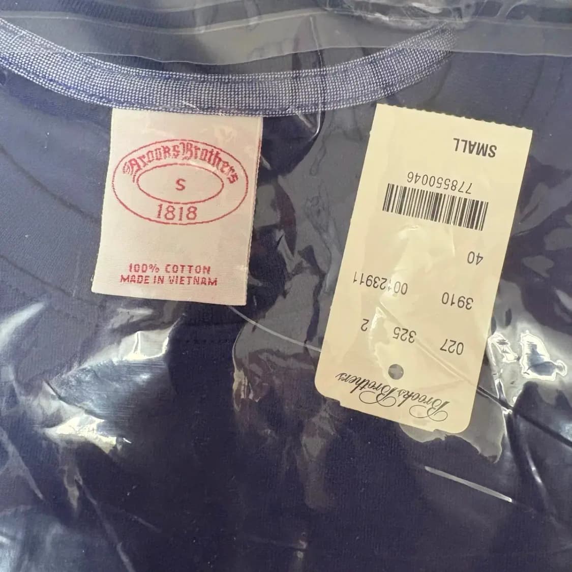 (새상품) 브룩스브라더스 라운드 반팔 S 상품이미지2