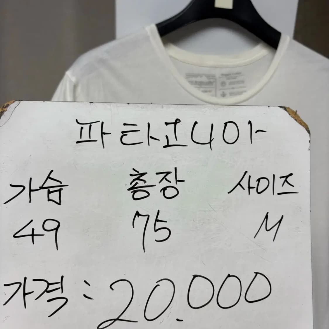 파타고니아 반팔 M 상품이미지2