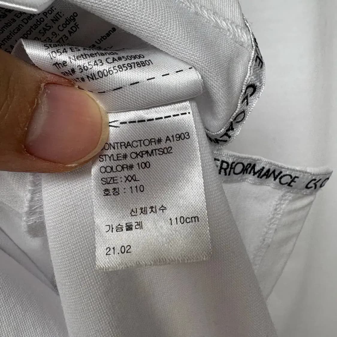 CK 라운드 롱슬리브 XXL 상품이미지7