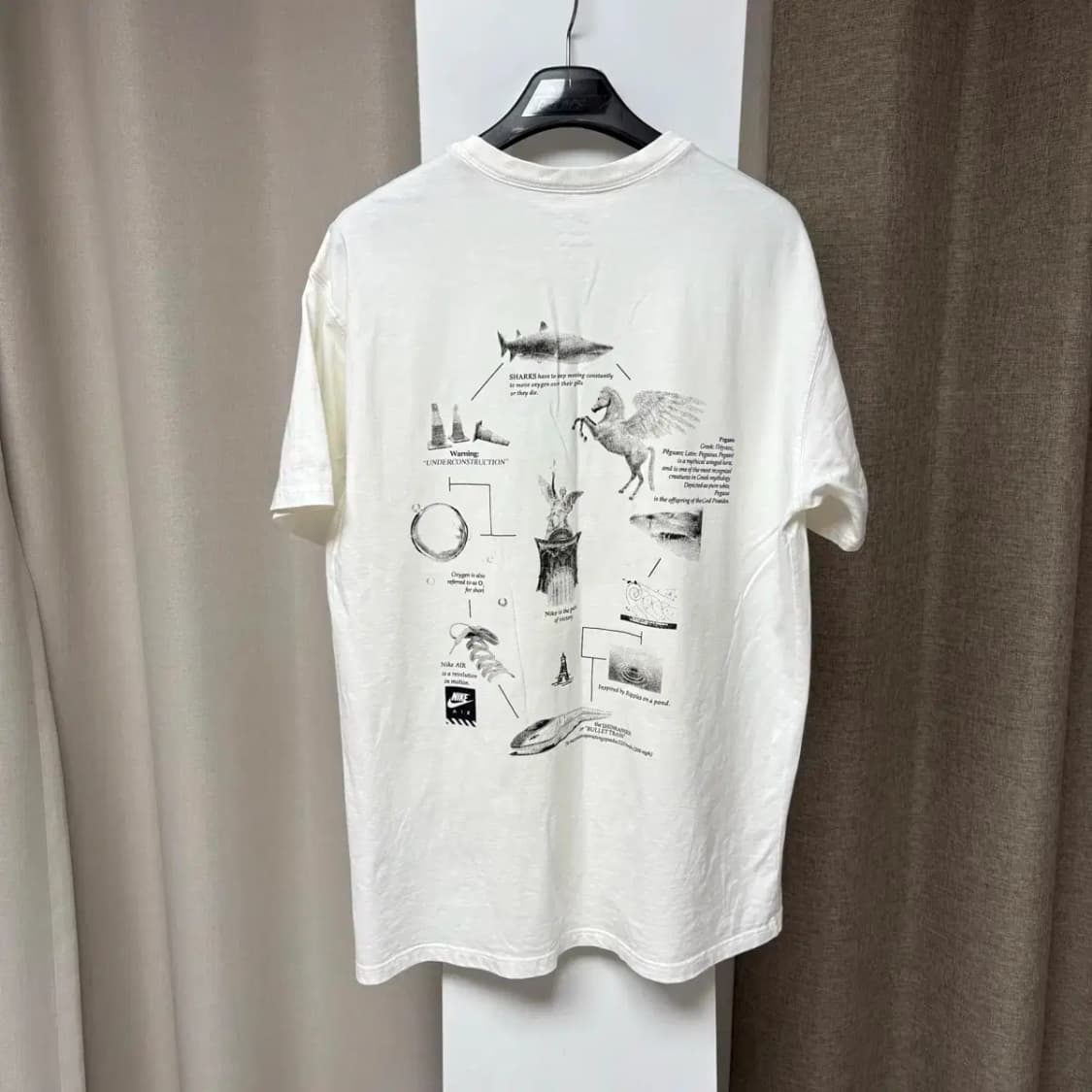 나이키 라운드 반팔 L 상품이미지5