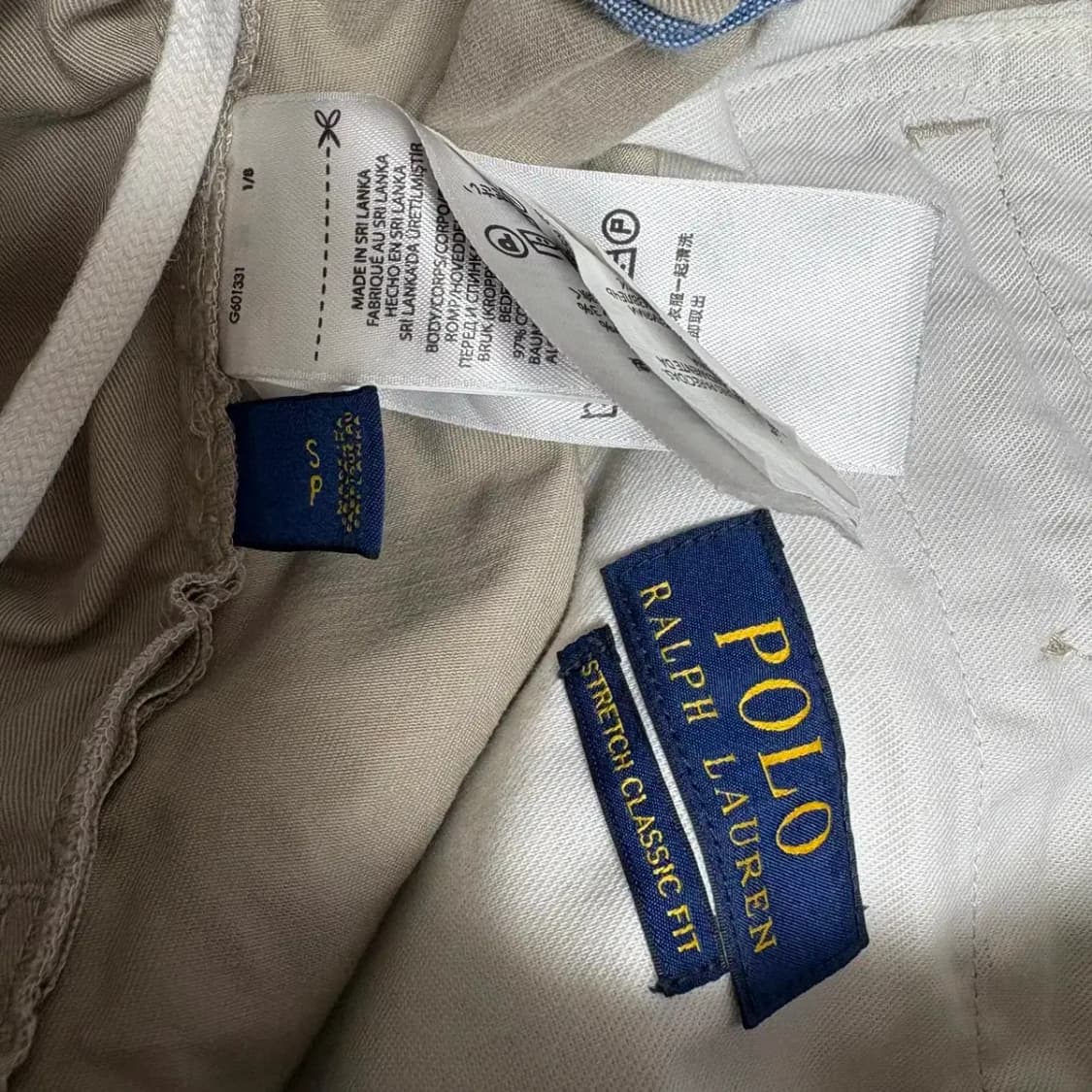 폴로 최신라벨 프렙스터 반바지 S 상품이미지5
