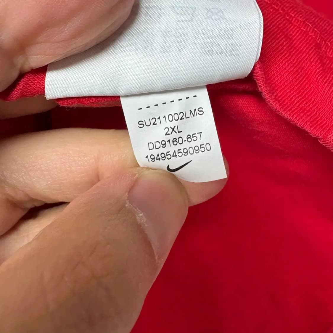 나이키 스우시 반팔 XXL 상품이미지7