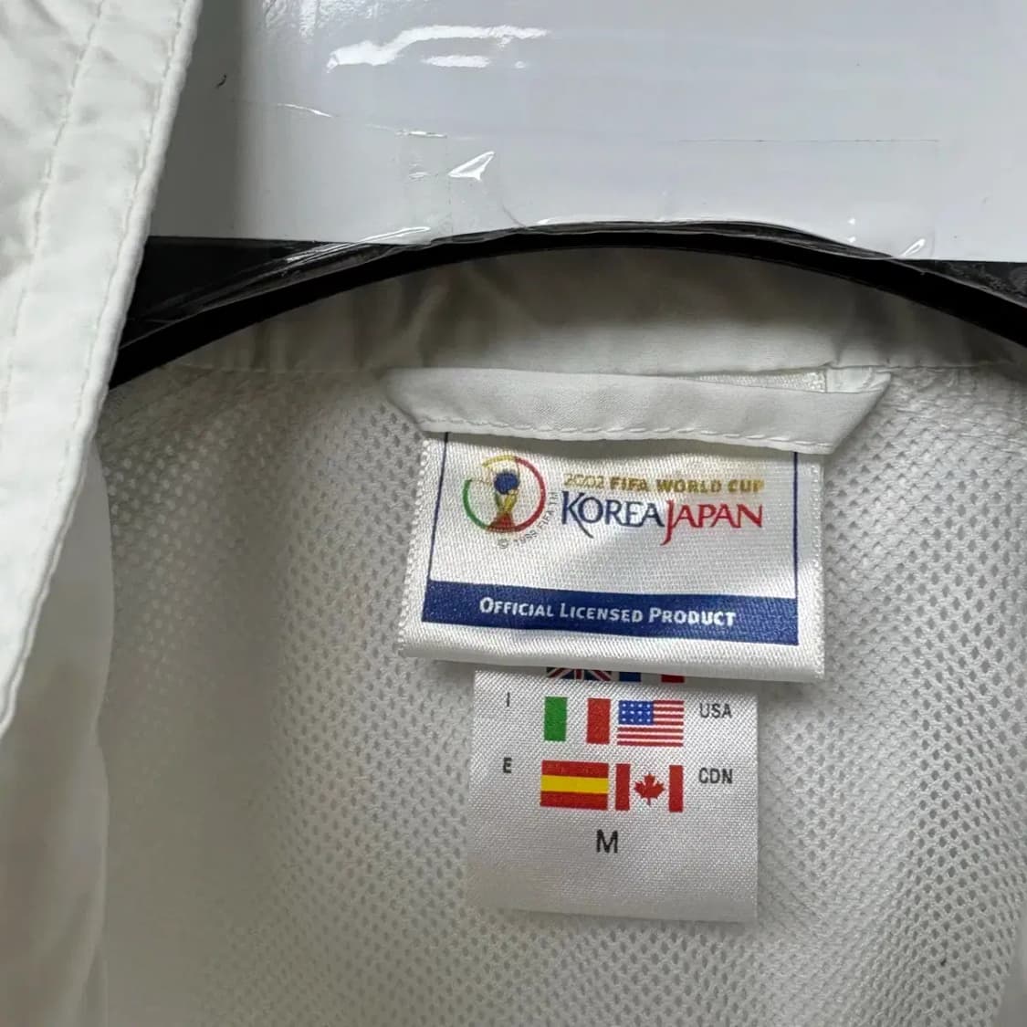 아디다스 2002 한일월드컵 우븐 아노락 웜업 M 상품이미지5