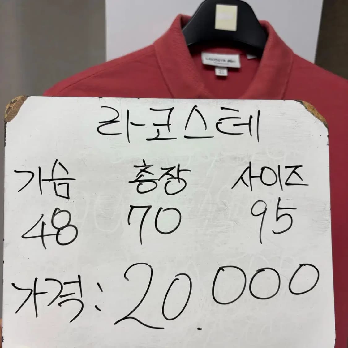 라코스테 반팔 카라티 95 상품이미지2