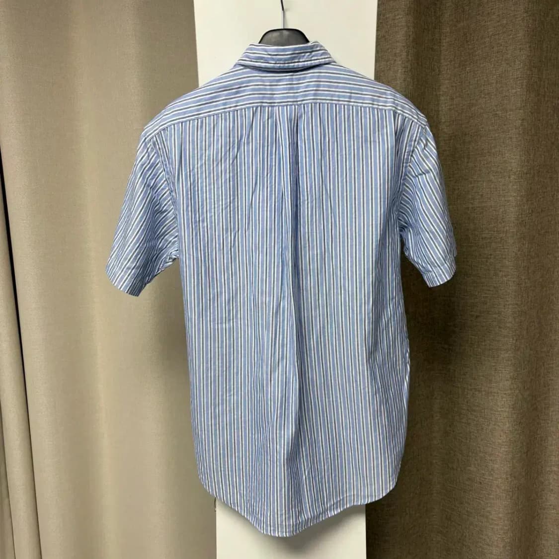 폴로 스트라이프 반팔 남방 L 상품이미지5