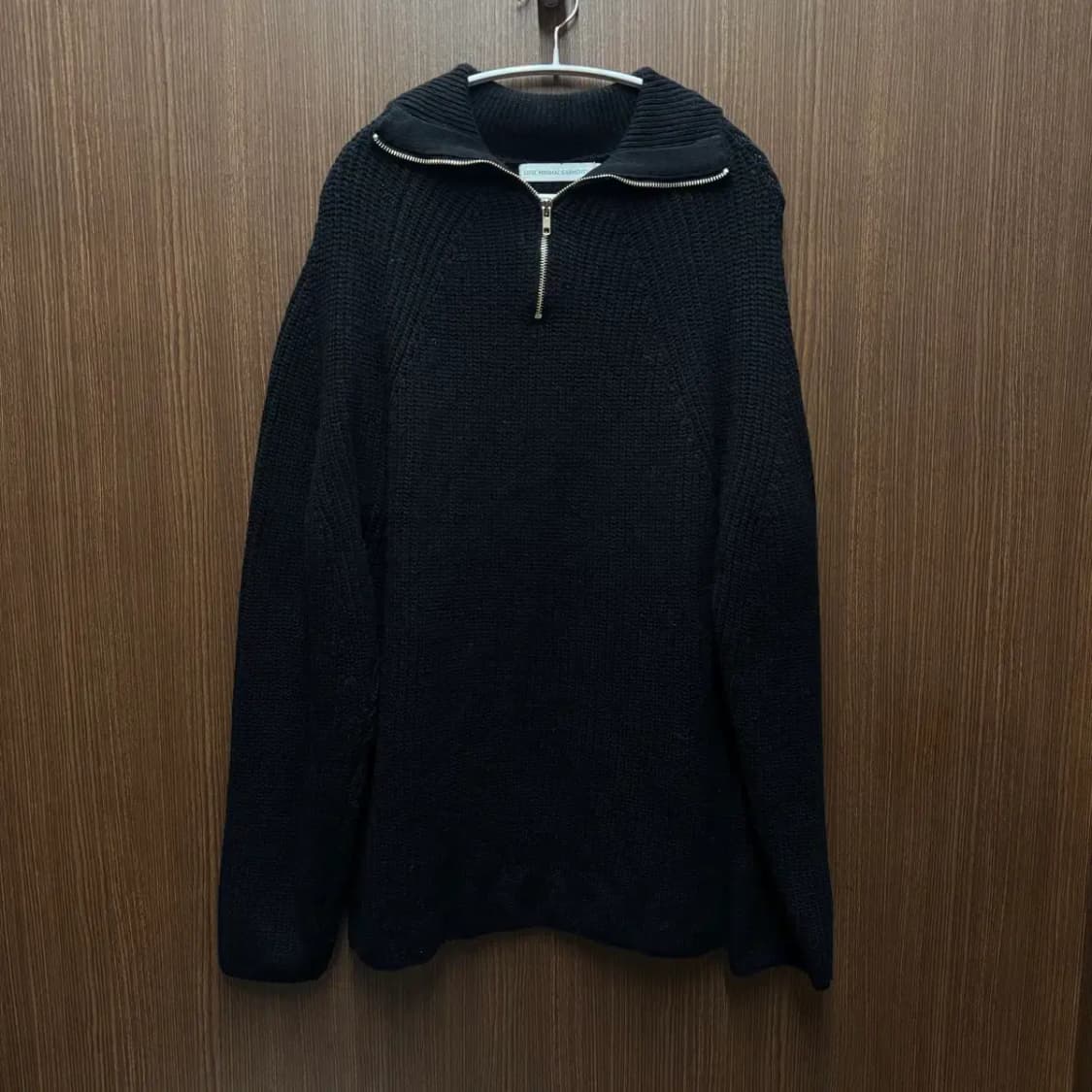 라이풀 미니멀 가먼츠 니트 풀집업 L 상품이미지1