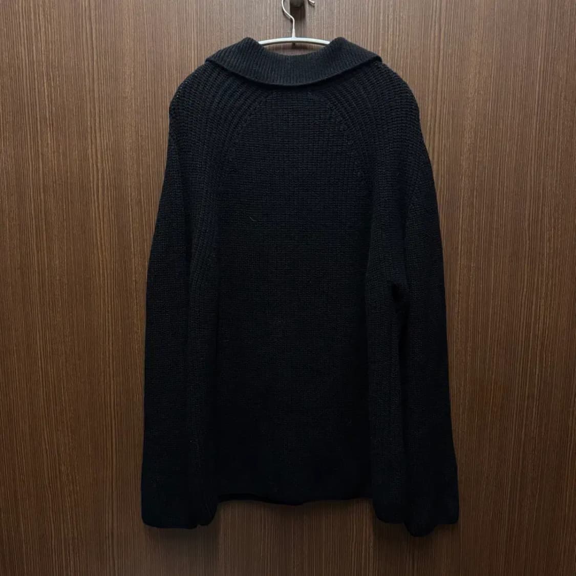 라이풀 미니멀 가먼츠 니트 풀집업 L 상품이미지4