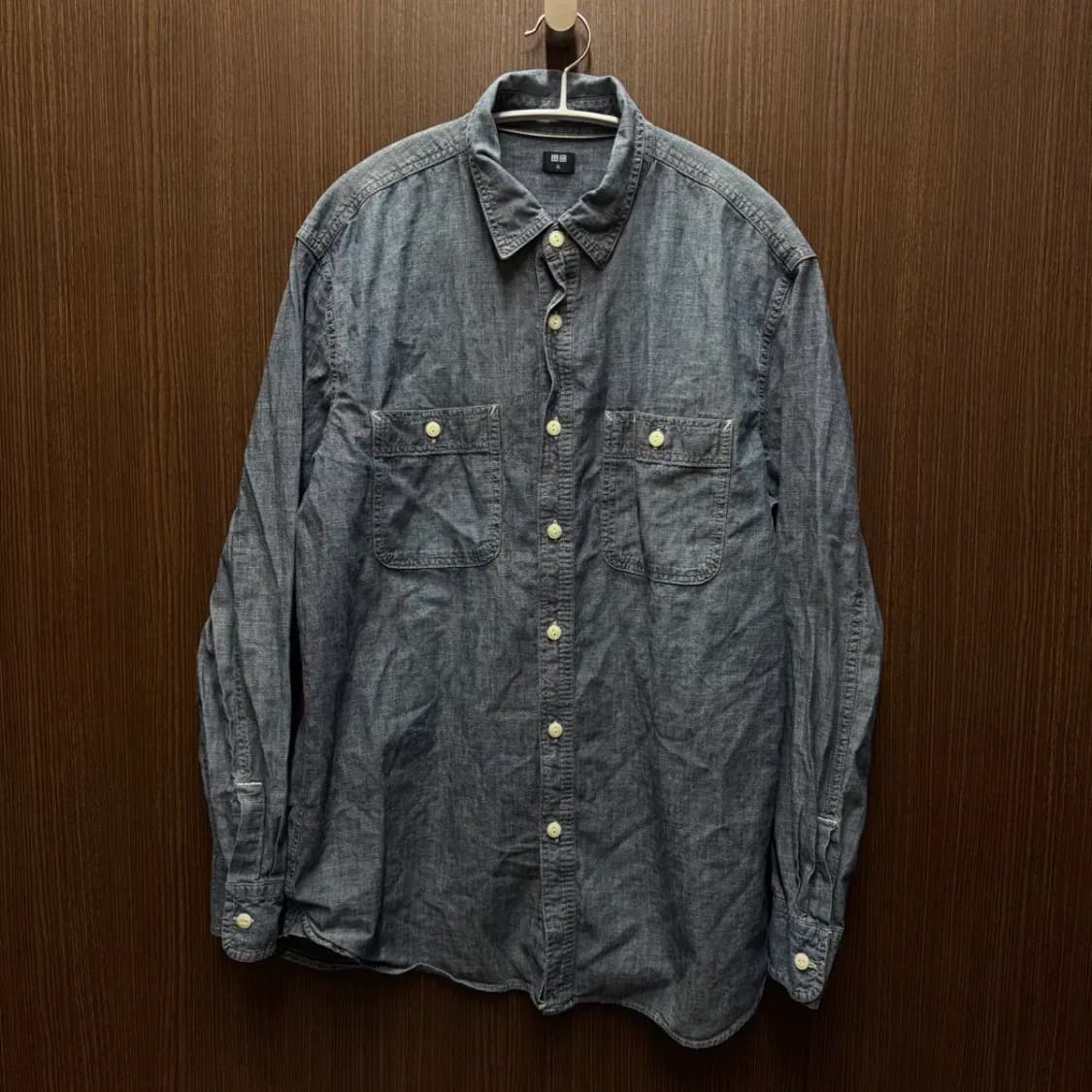 유니클로 데님 남방 XL 상품이미지1