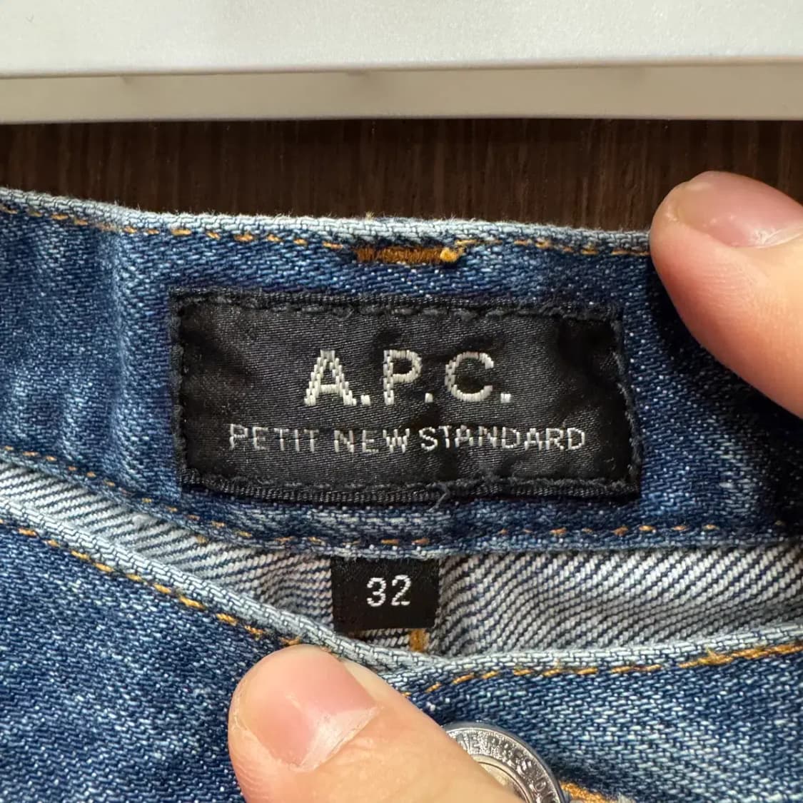 APC 아페쎄 중청 데님 팬츠 32 사이즈 상품이미지3