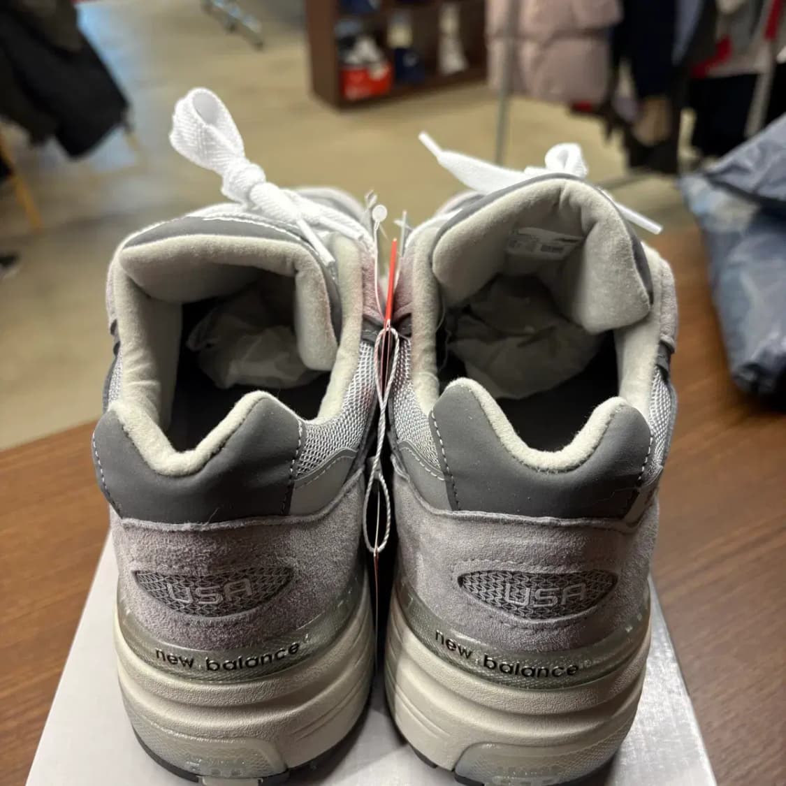 (택채 새상품) 뉴발란스 992 그레이 US8 (260) 상품이미지4