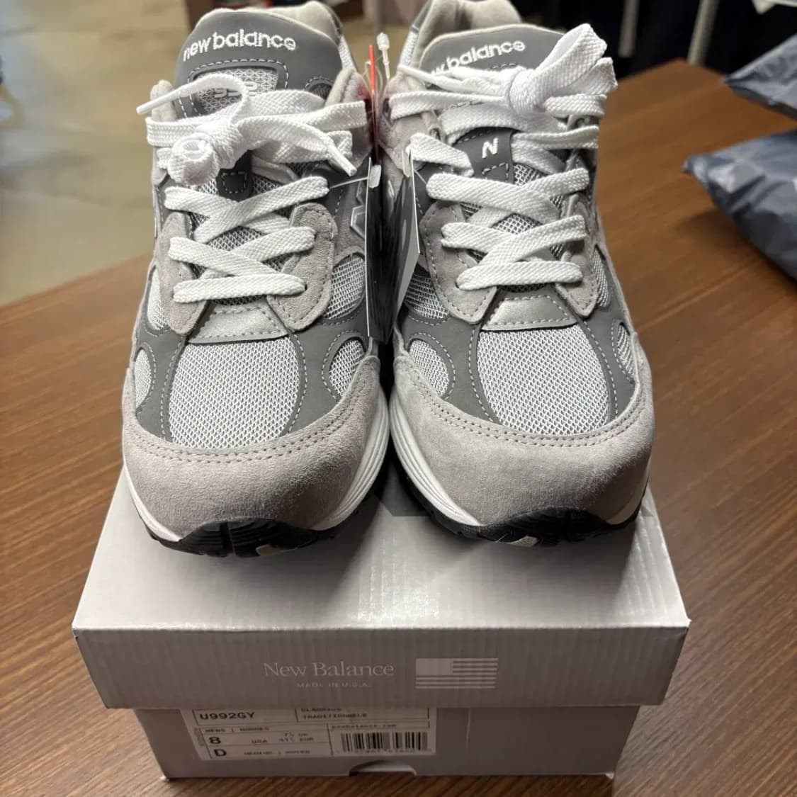 (택채 새상품) 뉴발란스 992 그레이 US8 (260) 상품이미지5