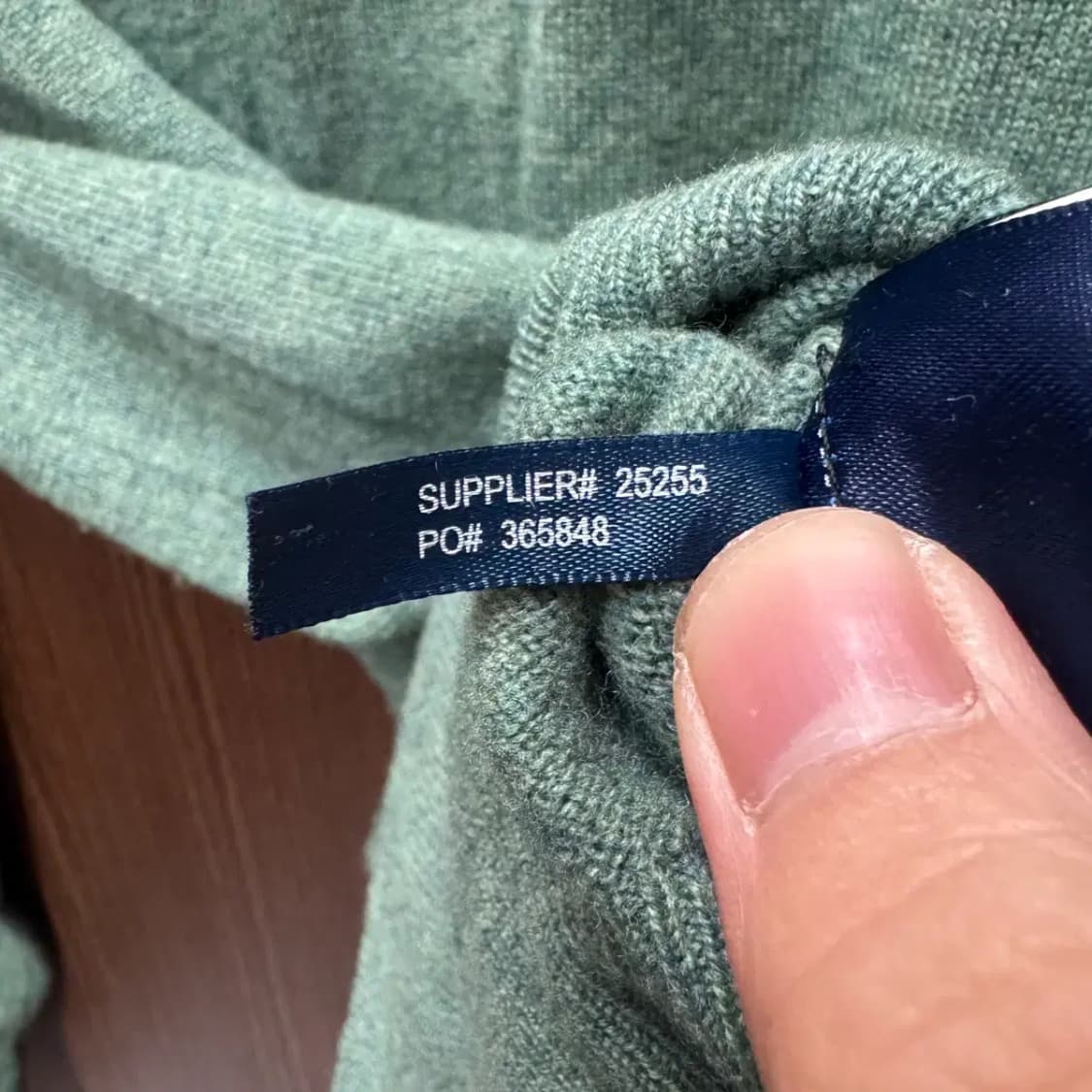 폴로 라운드 니트 M 상품이미지6