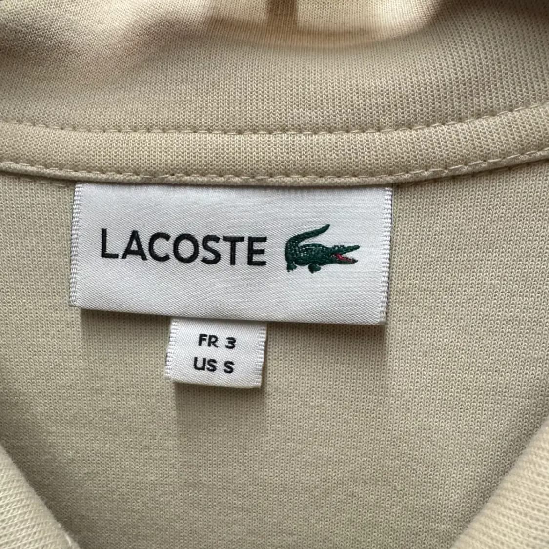 라코스테 반집업 맨투맨 쿼터 하프집업 S 상품이미지3
