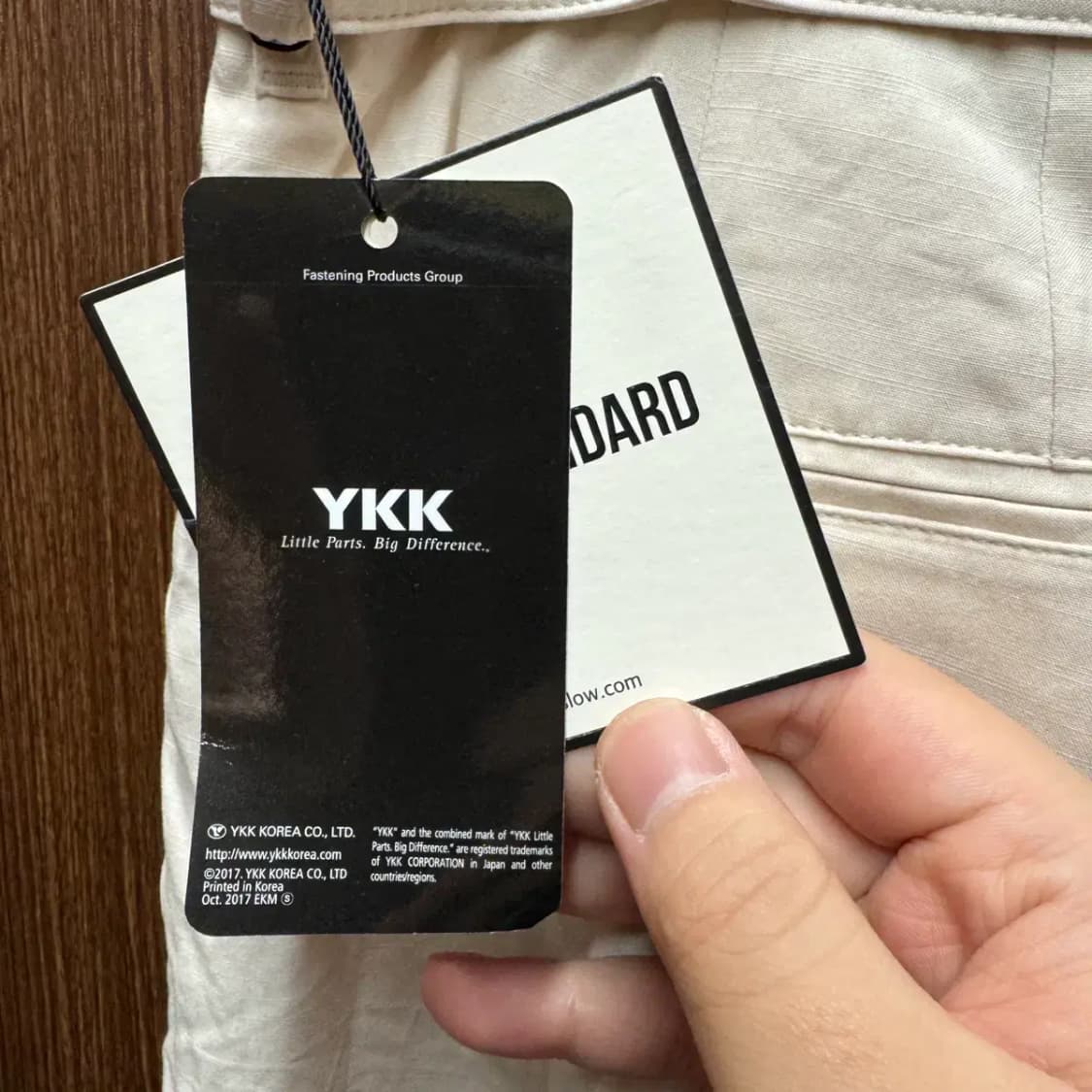 (택채 새상품) 비슬로우 스탠다드 벨티드 팬츠 34 상품이미지5