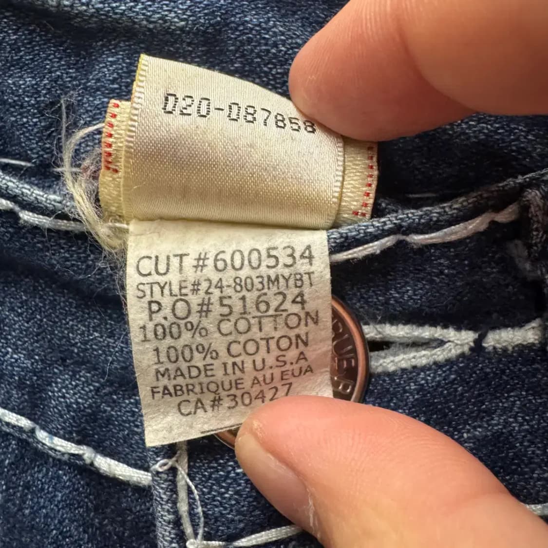 트루릴리젼 데님 팬츠 여성 30 상품이미지5