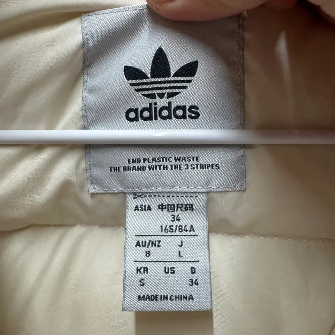 아디다스 쉐이프 다운 패딩 S 상품이미지3